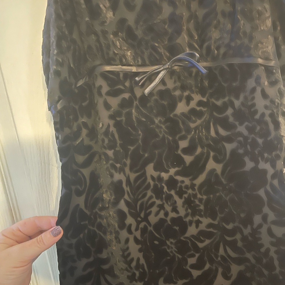 Black Velvet Flower Mini by Morbid Threads